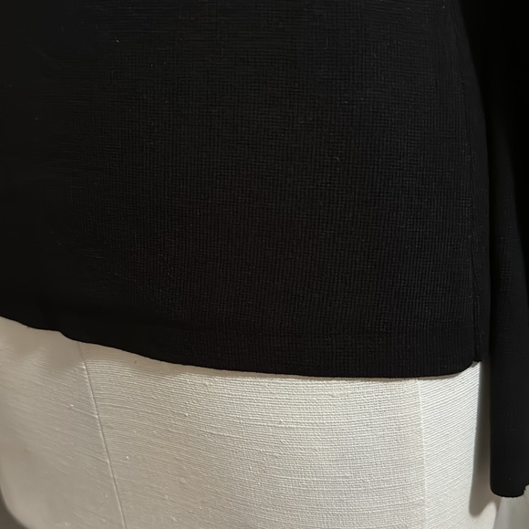 Ann Taylor Black Mock Neck Sweater-Button Detail @ Neck-Sz S Petite-Viscose-EUC - Picture 5 of 16